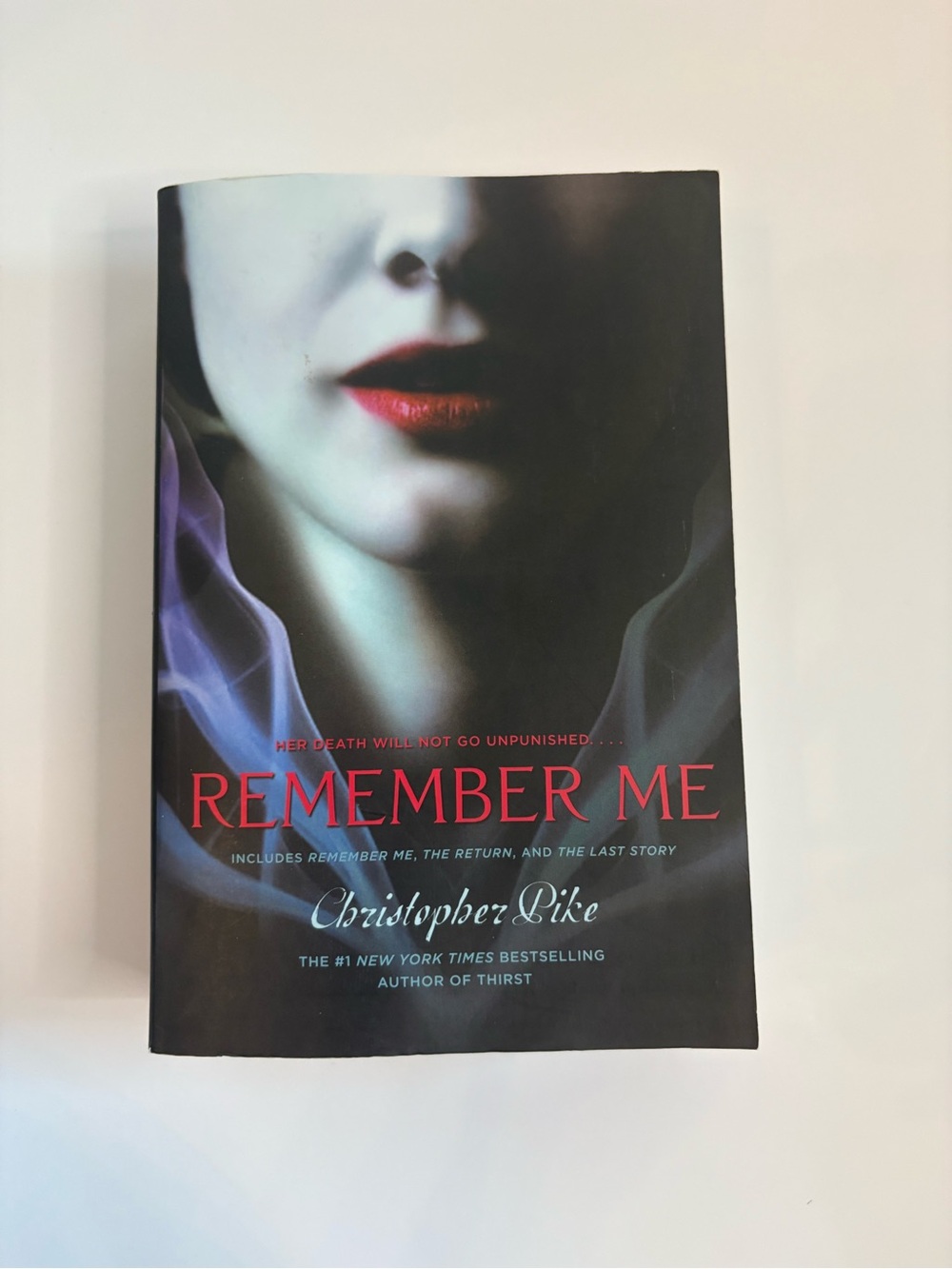 3/$20 Remember Me by Christopher Pike - Black Cover with Red Titles paperback